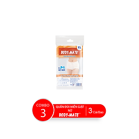 Combo Bao Quần Đùi Miễn Giặt Tiện Lợi Body-Mate Nữ, 3 Cái/Bao