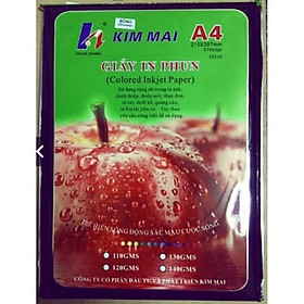 Mua Giấy in ảnh A4-A5 1 mặt kim Mai định lượng 135
