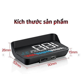 Thiết bị hiển thị trên kính lái HUD FULL OPTION OBD2 - Gia dụng SG