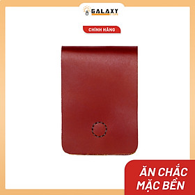 Ví Bóp Nam Nữ Nhỏ Gọn Thời Trang Độc Đáo Da Bò Thật Handmade Galaxy Store GVU (11x8cm)