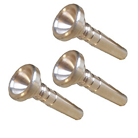 3pcs Trumpet Bugle Mouthpiece Brass for Trumpet Replacement Accessories