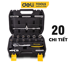 Mua Bộ Dụng Cụ Vặn Bulong Deli 20 Chi Tiết - Chất Liệu Cao Cấp - Hộp Đựng Tiện Lợi  Phù Hợp Nhiều Nhu Cầu Sử Dụng - DL2020T