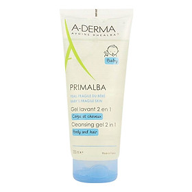 Gel Làm Sạch Tóc Và Toàn Thân Dịu Nhẹ Cho Bé A-Derma Primalba Gentle Cleansing Gel (200ml)