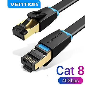 Mua Dây cáp mạng dẹt Ethernet/RJ45/LAN Vention Cat 8 FTP đúc sẵn 2 đầu  dài 1m đến 5m - Hàng chính hãng