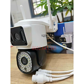 Mua Camera WiFi Yoosee 2 Mắt Xem 2 Màn Hình Cùng Lúc Q44D 6.0Mpx  Chống Nước  Xem Đêm Có Màu - Hàng Chính Hãng