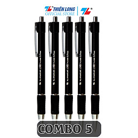 Combo 5-10-20 Bút Bi Thiên Long Metal Clip TL-036 đầu bi 0.7mm