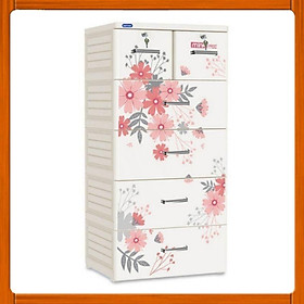 Mua TỦ NHỰA HOA XUÂN 5 TẦNG  60*48*124cm ( Nguyên thùng chưa lắp)