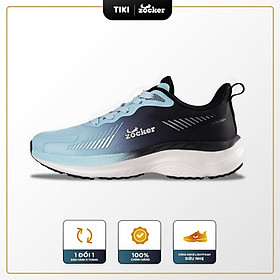 Giày chạy bộ Zocker ZCB ULTRA LIGHT Moon/black, Siêu Nhẹ, Siêu Bền, Siêu Nảy, Tặng Kèm Tất Dệt Kim Cao Cấp - 39