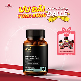 Viên Nhai Bổ Sung DHA Cho Bé New Zealand Go Kids DHA Brain IQ 60 Viên | Phát Triển Não Bộ - Thị Giác - Nhập Khẩu Chính Hãng