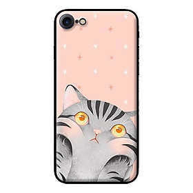Ốp in cho iPhone 7 Mèo Hồng - Hàng chính hãng