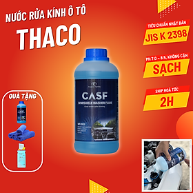 15l nước rửa kính xe ô tô THACO - Dạng pha sẵn tiện lợi dùng ngay - Made in Vietnam - Đạt tiêu chuẩn JIS K 2398 của Nhật Bản & MS 568-02 của Hyundai & KIA Motors – Chuyên dụng cho tất cả các dòng xe - Phù hợp khí hậu Việt Nam