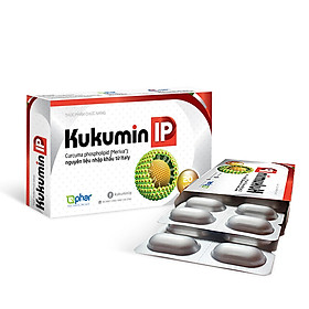 Thực phẩm bảo vệ sức khỏe KUKUMIN IP (Chứa Curcumin Phytosome từ Italia) - cho người trào ngược và viêm loét dạ dày (20 viên)
