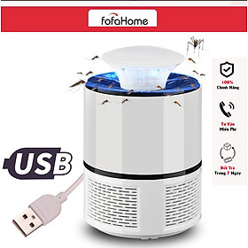 Máy Bắt Muỗi Thông Minh Hình Trụ - Đèn Bắt Muỗi Thu Hút Công Trùng Hiệu Quả Kèm Dây Cắm USB Dễ Sử Dụng