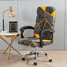 Geometric Printed Office Computer Chair Cover Style A
