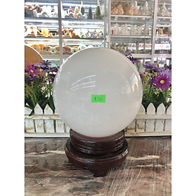 Mua Quả cầu phong thủy đá thạch anh trắng - Đường kính 17 5cm