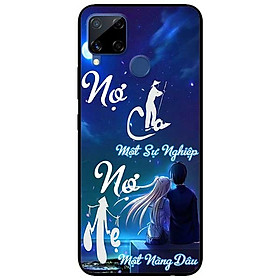 Ốp lưng dành cho realme c15 mẫu nợ cha nợ mẹ