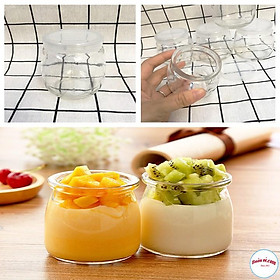 Mua Combo 6 Hũ Thủy Tinh 200ml Cao Cấp Làm Sữa Chua  Caramen  Pudding …Xinh Xắn 00637