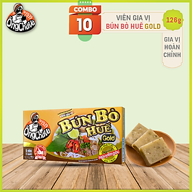 Combo 10 hộp gia vị viên Bún Bò Huế Ông Chà Và 126gr