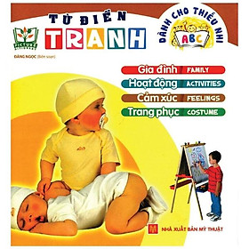 Từ Điển Tranh Dành Cho Thiếu Nhi - Gia Đình, Hoạt Động, Cảm Xúc - Màu Ngẫu Nhiên