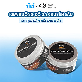 Kem dưỡng đồ da chuyên sâu XIMO, giúp tái tạo độ đàn hồi cho da giày, dưỡng áo da, túi ví, 80ml XI04