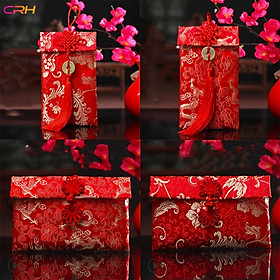 Bao Lì Xì Vải Thổ Cẩm Phong Cách Trung Hoa Cho Tiệc Cưới Đám Cưới