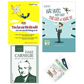 Combo Tìm Lại Cái Tôi Đã Mất + Hài Hước Một Chút Thế Giới Sẽ Khác Đi + Dale Carnegie - Bậc Thầy Của Nghệ Thuật Giao Tiếp (Tái Bản) - (Tặng Kèm Bookmark Yêu Thương)