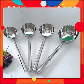 Mua Gáo  ca múc nước lèo inox 304  được dùng để múc nước lèo - đủ size dễ dàng lựa chọn