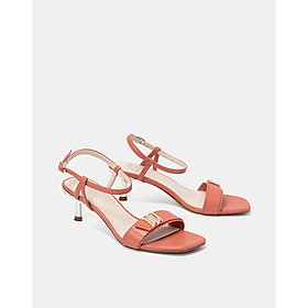 Giày Sandal Nữ 7cm Thời Trang JUNO Gót Thanh Phối Khoá Wave SD07090