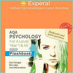 Sách - AQA Psychology for A Level Year 1 & AS Flashbook: 2nd Edition by Cara Flanagan (UK edition, paperback)