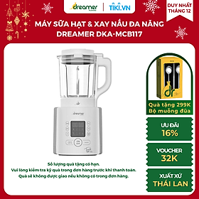 Mua Máy làm sữa hạt & xay nấu đa năng DREAMER DKA-MCB117  dung tích 1.75L  8 chức năng  xay siêu mịn BH 12T Thái Lan  Hàng chính hãng