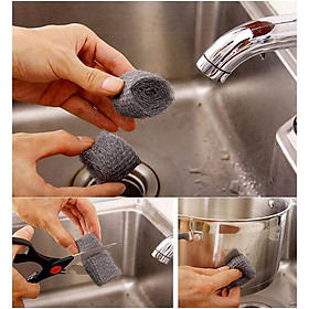 Mua Set 12 cuộn cọ rửa xoong nồi bằng thép mịn Echo Metal hàng nội địa Nhật Bản