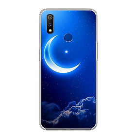 Ốp lưng cho Realme 3 Pro - 0220 MOON01 - Silicone dẻo - Hàng Chính Hãng