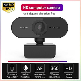 Webcam Usb 1080p Tự Động Lấy Nét Tích Hợp Micro Tiện Dụng Cho Máy Tính