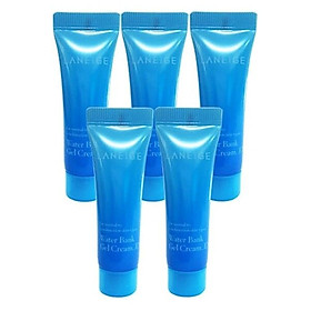 Bộ 5 Tuýp Laneige Water Bank Gel Cream_EX 10ml + Tặng 1 Innisfree Green Tea Mask Sheet
