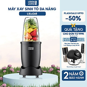 Máy xay sinh tố đa năng Lebenlang LBL2628, dung tích 700ml, công suất 600W, tiện lợi cho gia đình, bảo hành 2 năm - hàng chính hãng