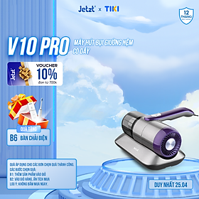 Máy hút bụi giường nệm diệt khuẩn UV Jetzt V10 Pro cầm tay có dây, hàng chính hãng