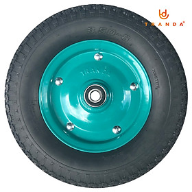 Mua Bánh xe rùa Trần Đà  hiệu TranDa  cỡ 3.50-8 (38cm)  bánh hơi  mâm bằng sắt