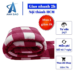 Mua Mền lông cừu Caro cao cấp A kích thước 1m8 x 2m