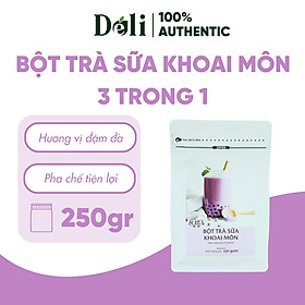 Bột trà sữa khoai môn 3in1 Déli - 250gr pha chế trà sữa tiện lợi, nhanh chóng