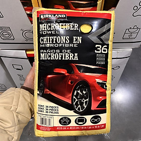 Mua Khăn lau xe hơi và kính đa năng Kirkland Microfiber USA 1 túi x36 khăn