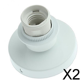 2X E27 Ceiling Light Head E27 Lamp Base Lamp Holder for Home Restaurant