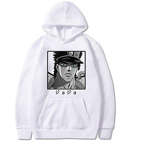 Áo Hoodie 2 màu Đen - Trắng Jotaro Kujou Joseph - Anime Jojo Bizarre Adventure Unisex AnimeWibuStore