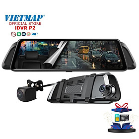 Mua Camera hành trình gương VIETMAP iDVR P2 + thẻ 32GB và Sim data - ĐIỀU KHIỂN BẰNG GIỌNG NÓI