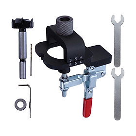 35mm Woodworking Hole Opener Hinge  Kit for Door Cabinet Hole Punching