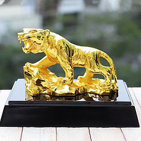 Mua Tượng Hổ bằng đồng mạ vàng 24K - THON