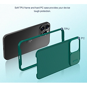 Ốp lưng bảo vệ Camera dành cho iPhone 13/ 13 Pro/ 13 Pro Max chính hãng NILLKIN CamShield - hàng nhập khẩu