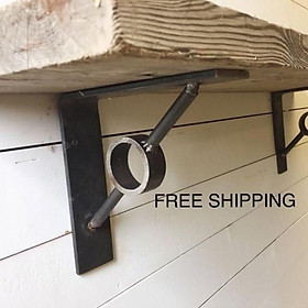 Mua Pát đỡ kệ gỗ có lổ gác cây treo đồ MS40
