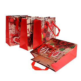 12pcs Christmas Gift Bags with Handle Tote Bags Wedding Favors