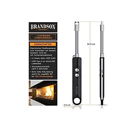 Bật lửa Brandson sạc điện hàng chính hãng