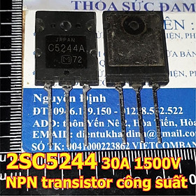 Mua 2SC5244 5244 NPN Trans 30A 1500V transistor công suất kde6382